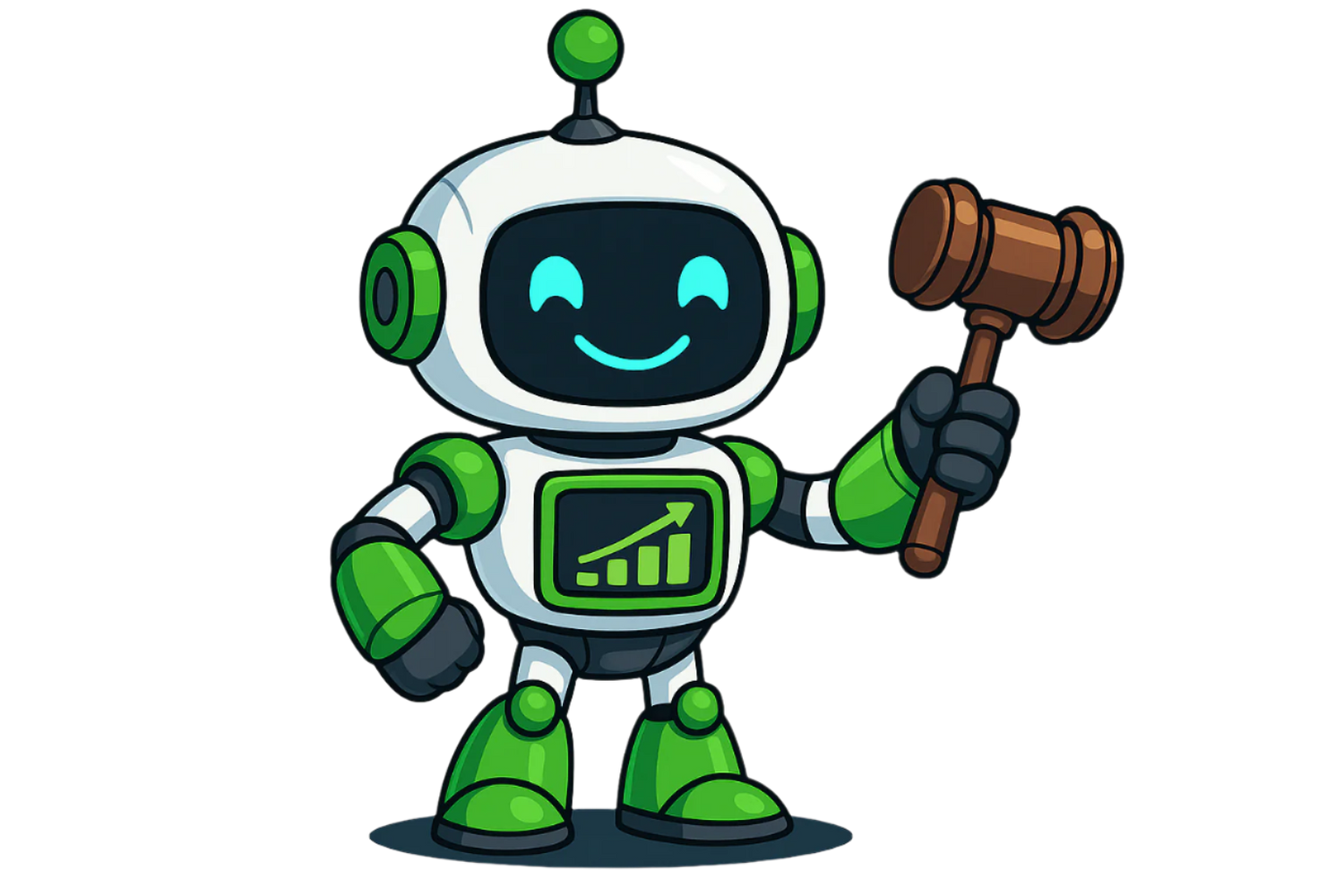 Ben holding a judge's gavel