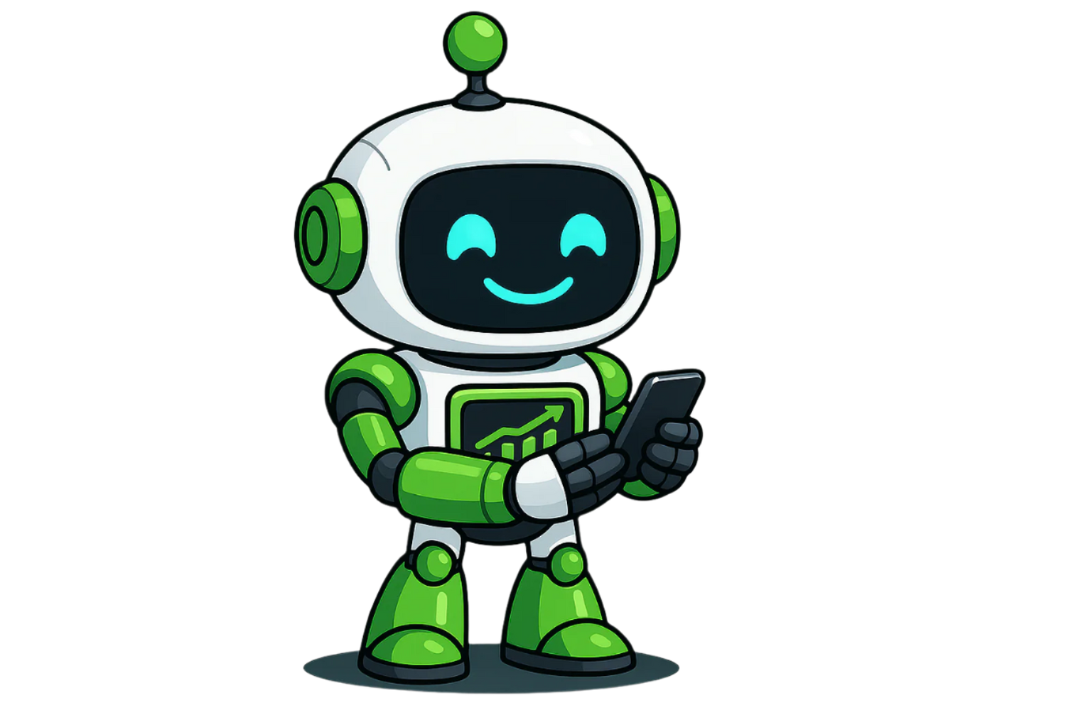 Ben with small tech device