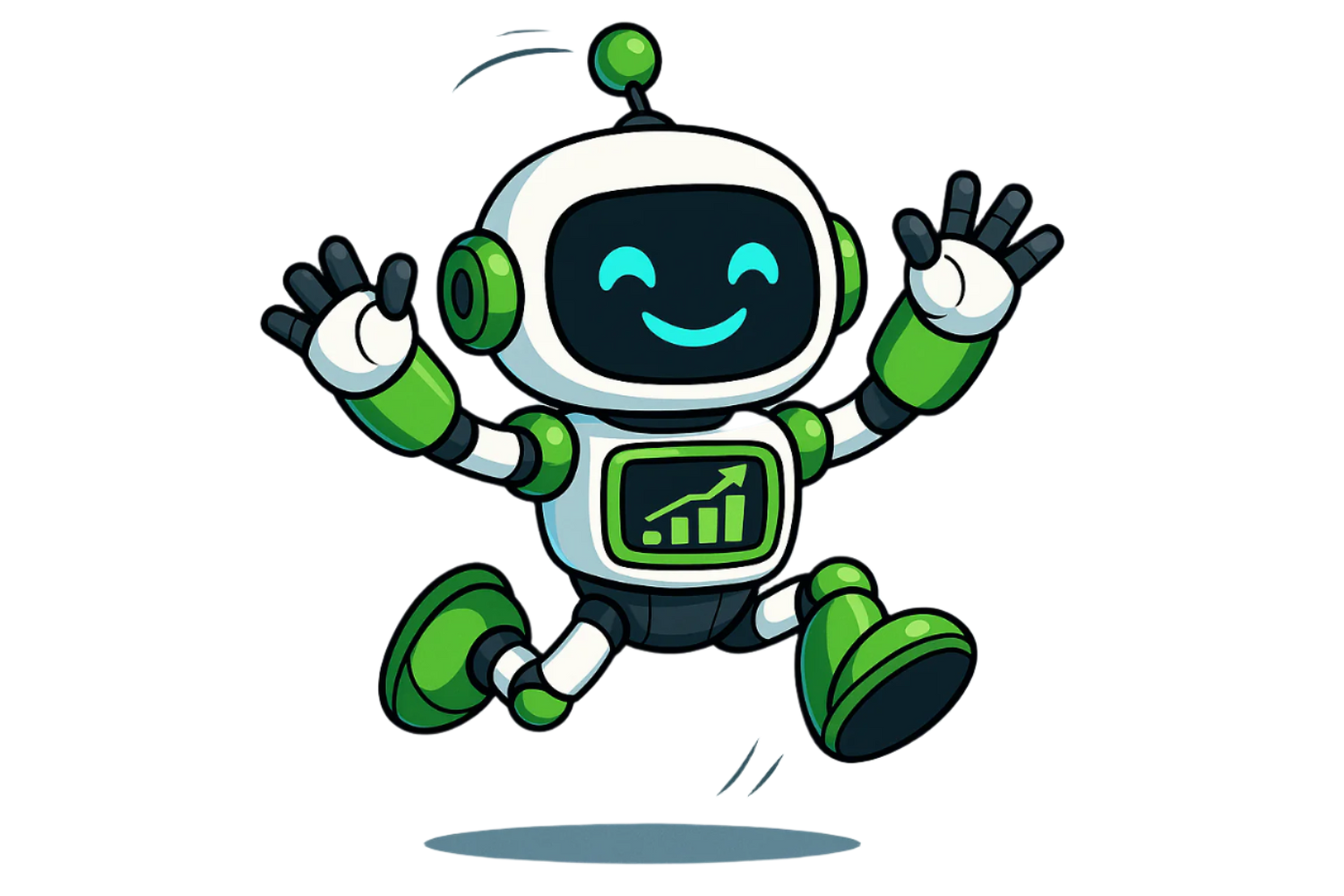 Ben the robot jumping